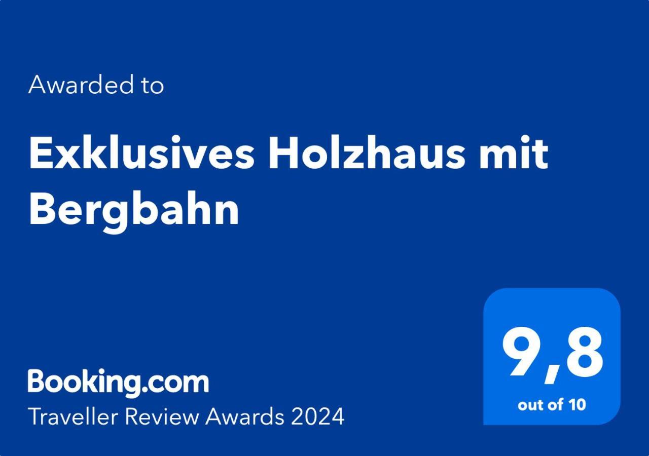 Exklusives Holzhaus Mit Bergbahn - Baden-Baden Im Schwarzwald Villa Buitenkant foto